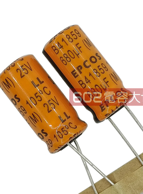 20只25v680ufepcos普科斯10*20电解电容LL主板风扇105度B41859