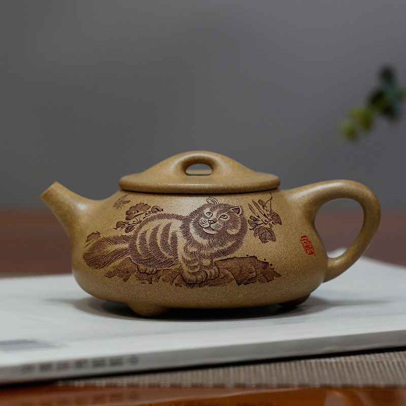 可议价工艺师杨喜雨景舟石瓢原矿段泥纯全手工正宗紫砂壶茶壶茶具