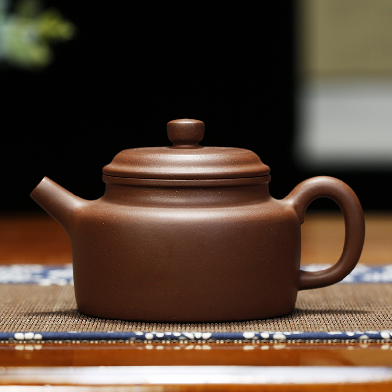 德钟原矿底槽青工艺美术师范育君全手工名家藏壶收藏送礼宜兴紫砂