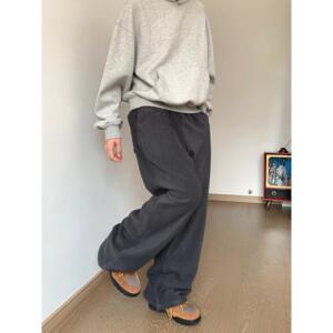 2025冬季韩版简约加绒卫裤 A228/K661/P68图片