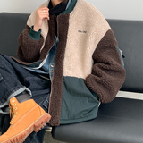 冬季复古羊羔毛棉袄宽松毛绒棉衣外套A228/MY19/P115，男装棉衣，电商A228