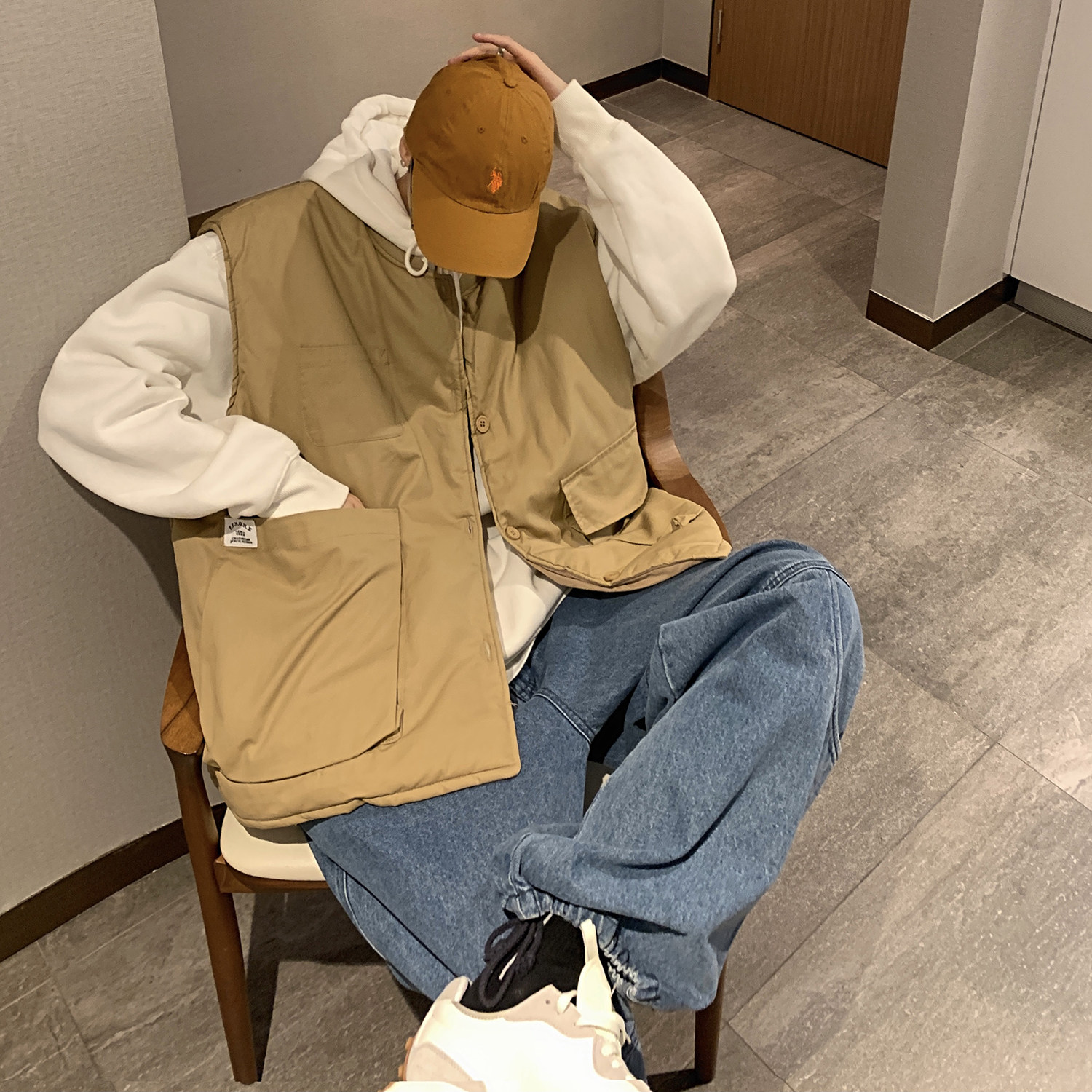 工装棉马甲A228/MJ06/P88,男装工装外套,电商A228