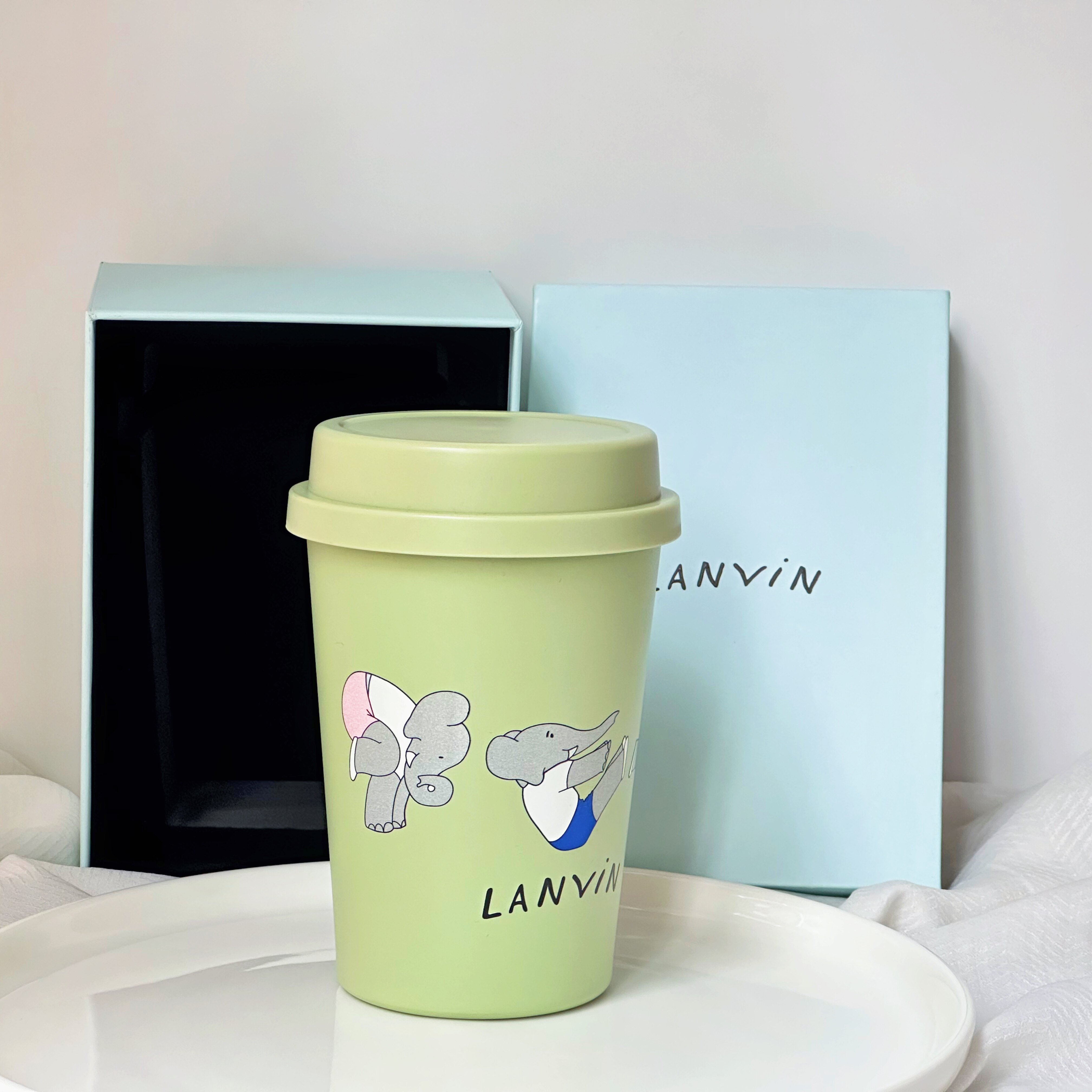 成毅同款 LANVI浪凡小象咖啡杯食品级不锈钢保温杯（果果们快冲）怎么看?