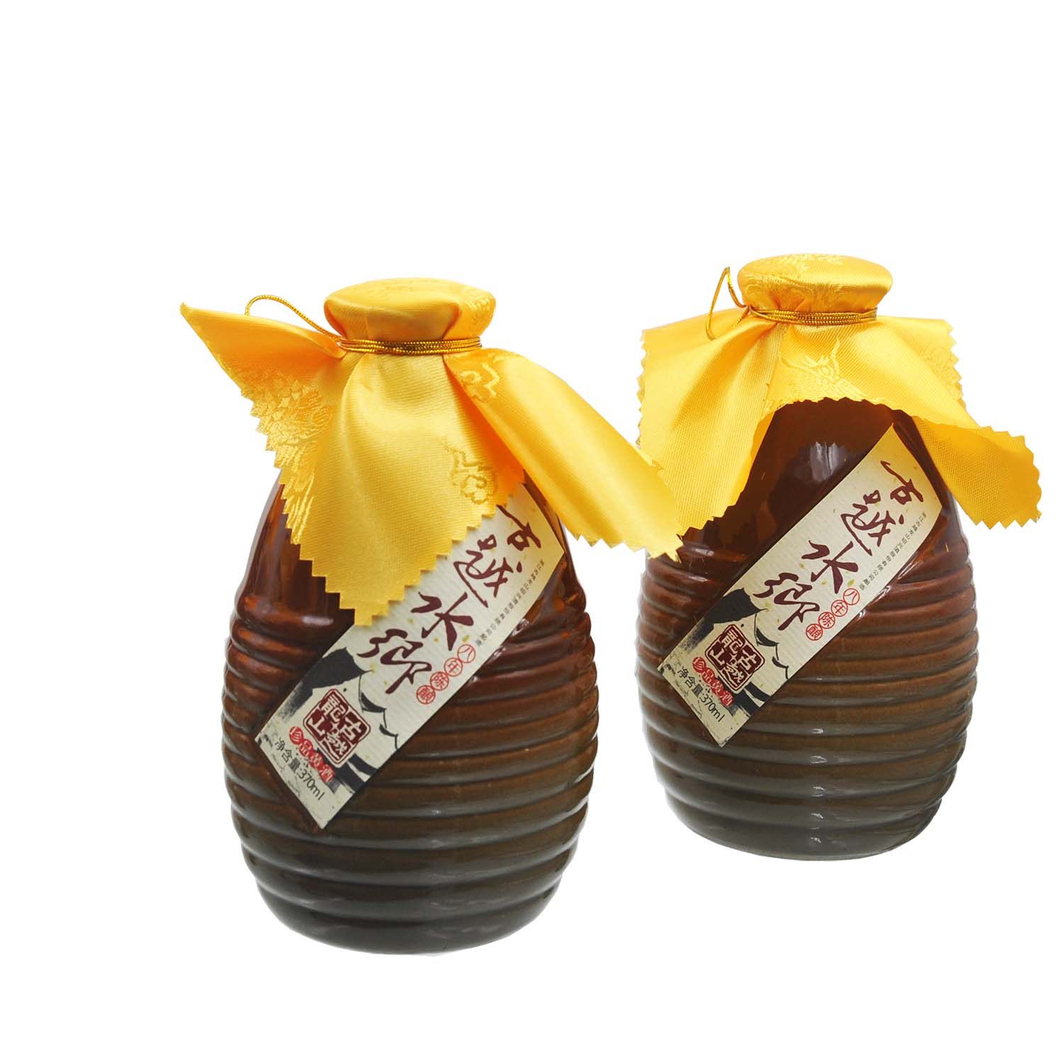 绍兴黄酒古越龙山水乡8年陈宴请老酒370mlx6瓶半甜型 可配大闸蟹