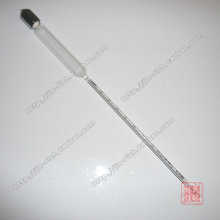 0.9-1.0红酒比重计 自酿葡萄酒密度计测红酒比重判断发酵是否结束