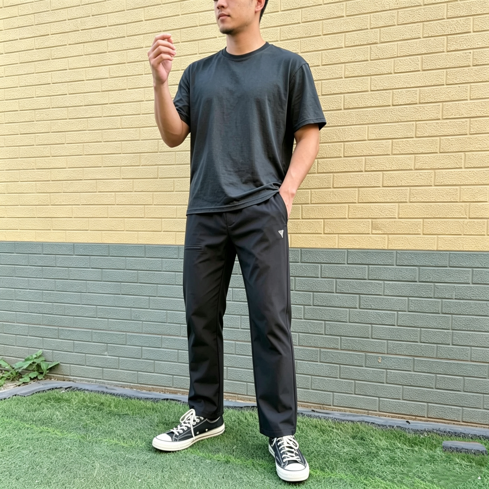 静姐奥莱正品0907科比春秋季梭织防风直筒休闲运动长裤