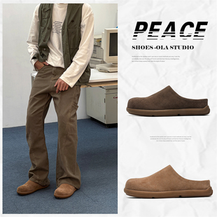 2025新款春秋季男士休闲男鞋百搭工装拖鞋夏季户外比德鞋学生潮鞋