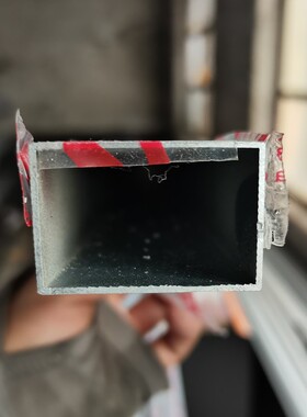 铝合金方管铝型材2538扁管门窗附属料铝管铝方管空心