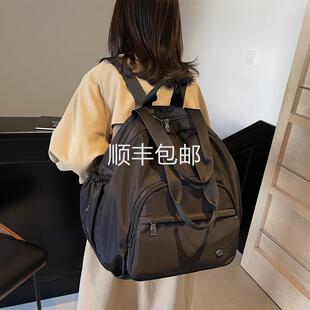 全球大容量双肩包女多功能短途旅行单肩包带保温袋妈咪包防水轻便