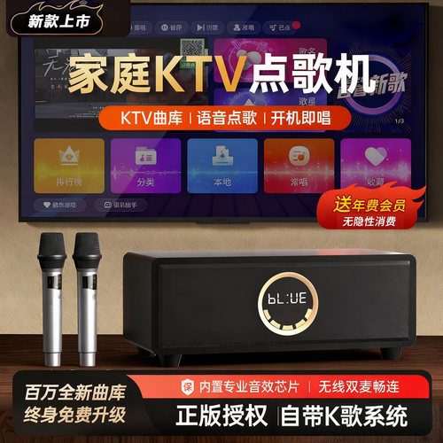 智能家庭KTV音响套装双麦K歌