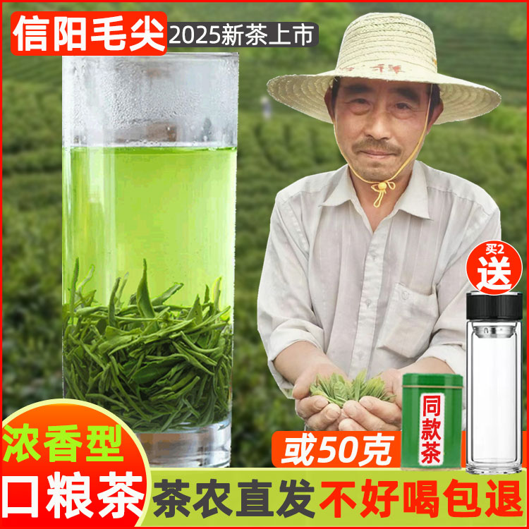 信阳毛尖2025新茶雨前茶绿茶浓香
