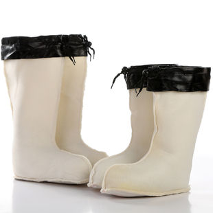 冬季保暖雨鞋内胆加绒内衬保暖雨靴棉套防寒保暖水鞋套长毛绒绒套