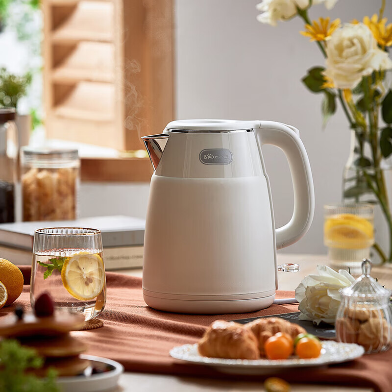 小熊烧水壶电热水壶家用不锈钢内胆开水壶电水壶 1.5L ZDH-Q15U8