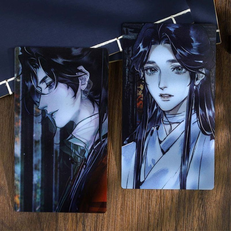 正版 BEMOE 哔哩哔哩漫画 《天官赐福》光栅收藏卡套装 谢怜 花城