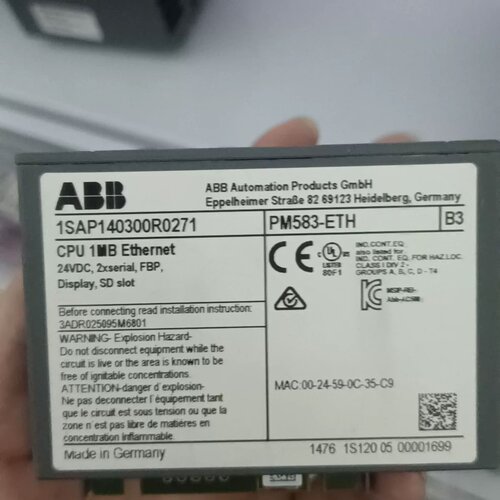 PM583-ETH CPU模块，型号1SAP1403议价及维修！