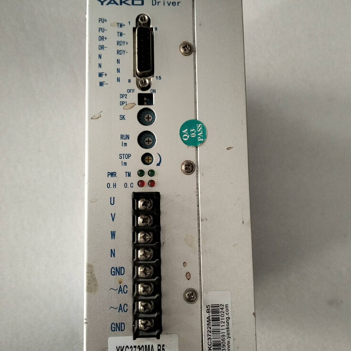 研控步进驱动器YKC3722MA-B5议价 维修！！！