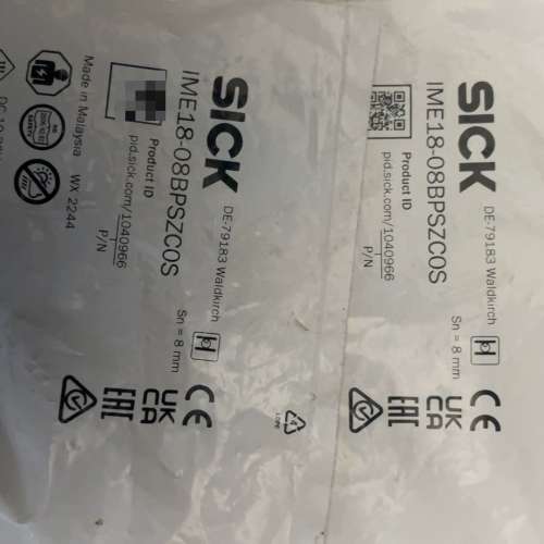 SICK接近开关 IME18-08BPSZCOS，库存正议价及维修！