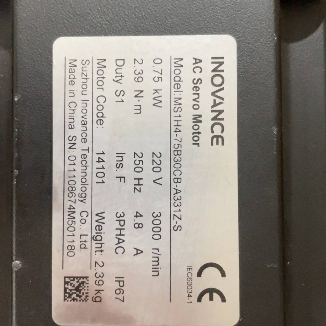 INOVANCE汇川伺服电机MS1H4-75B30C议价 维修！！！
