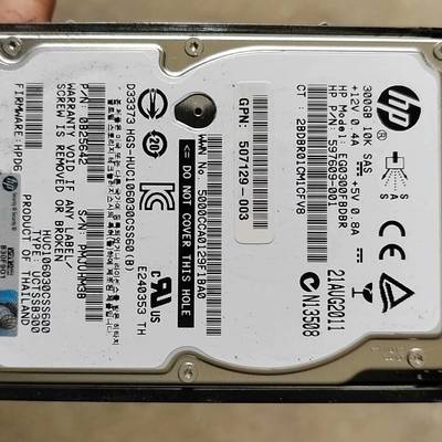 HP 300G SAS 10K 盘，653955，64155议价 维修！！！