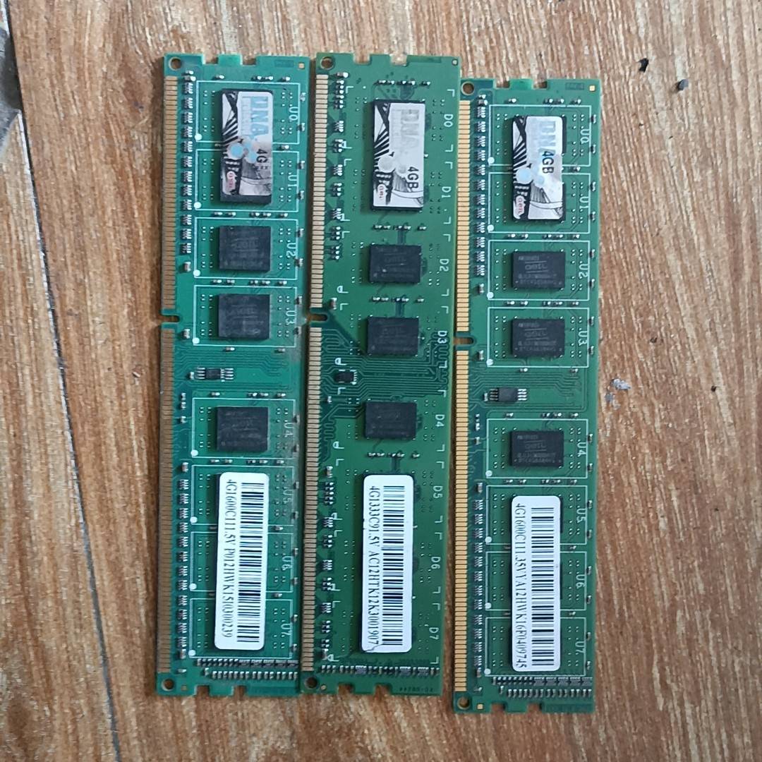 台式机内存条DDR3 4G  1333  1600.议价 维修！！！