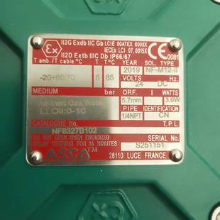 维修 ASCO电磁阀 新议价 24VDC NF8327B102