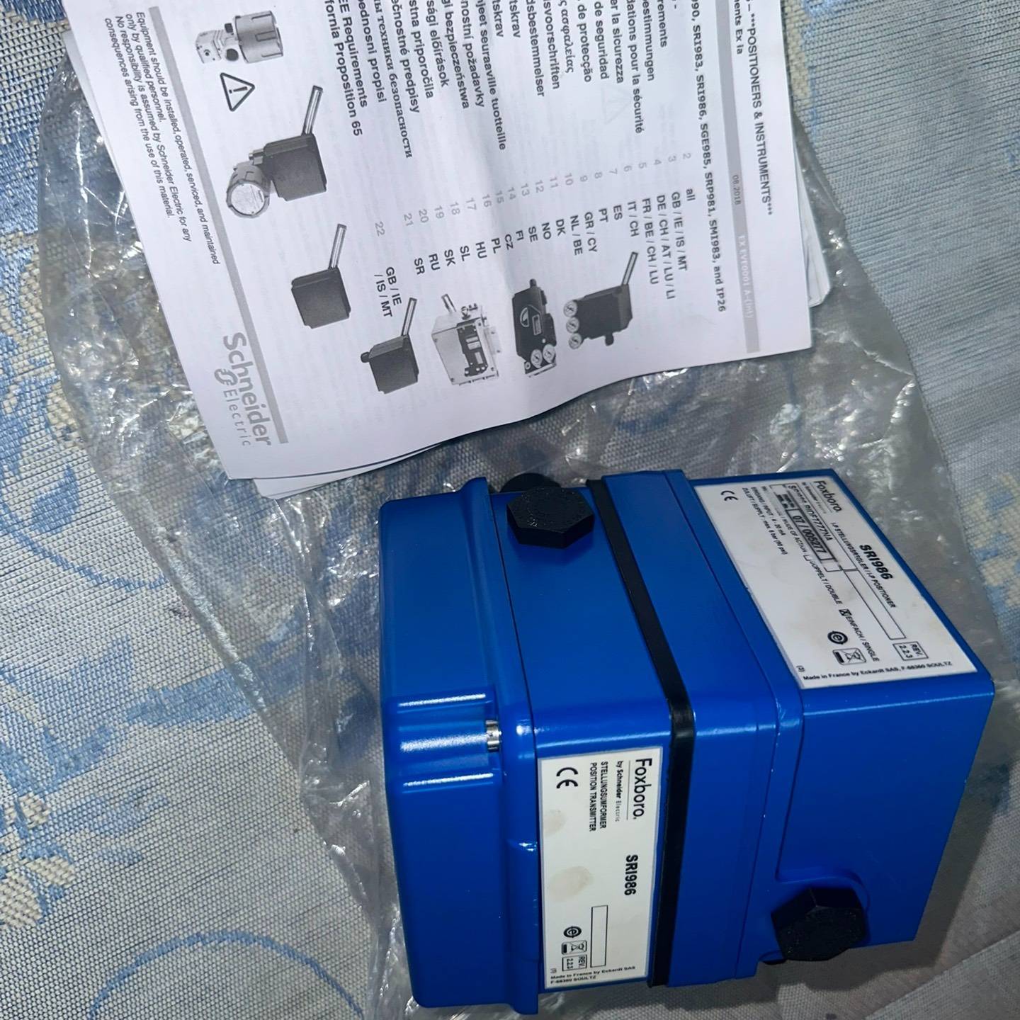 FOXBORO ECKARDT阀门定位器SRI986-B议价 维修！！！