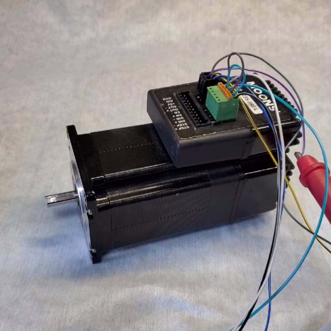 MOONS／鸣志STM23S-3RE-L一体化步议价 维修！！！