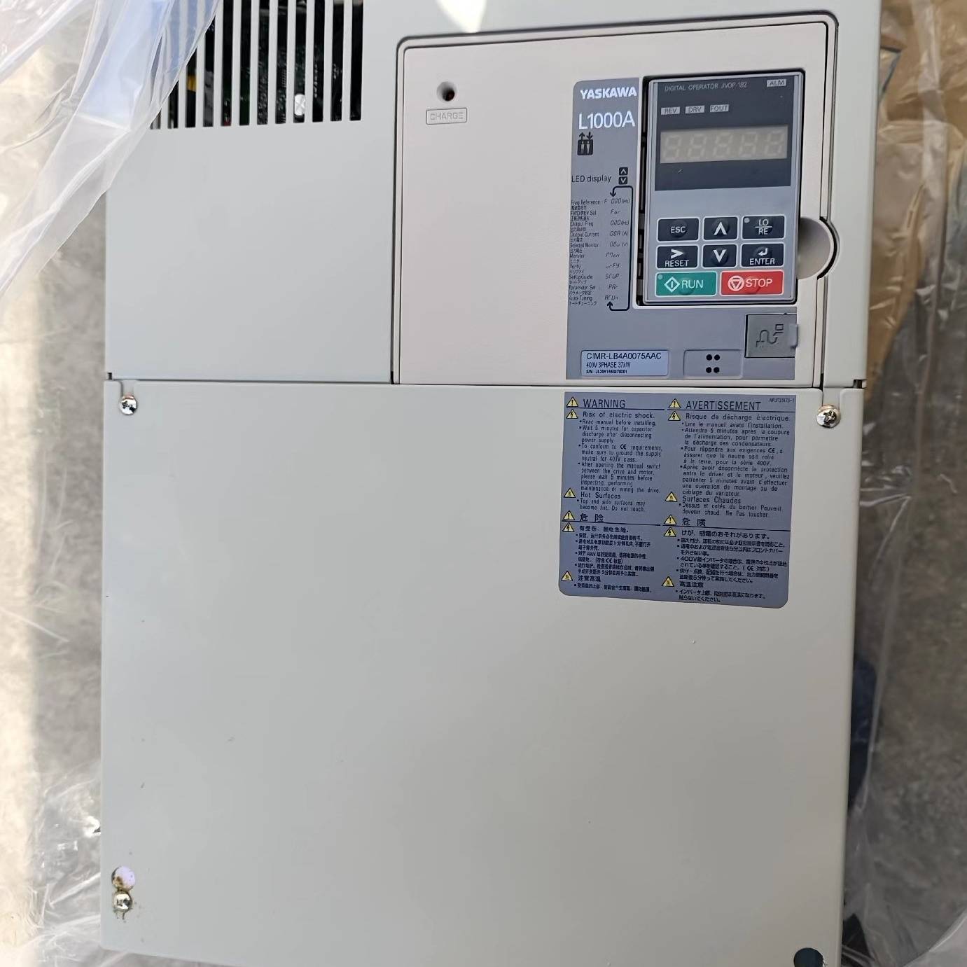 安川L1000变频器,CIMR-LB4A0075AA议价 维修!!!