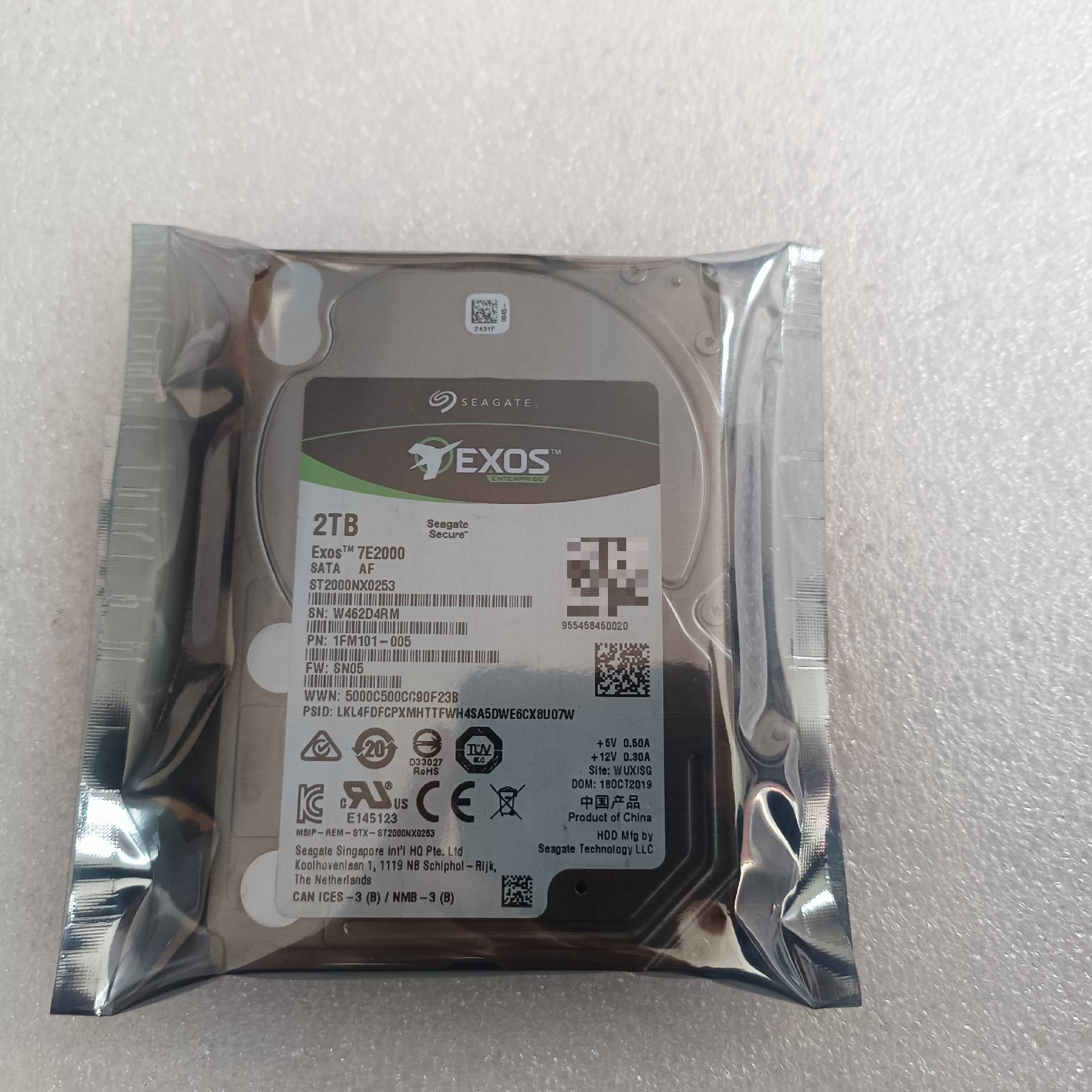 95+成色 希捷ST2000NX0253 2T 2.5寸议价 维修！！！