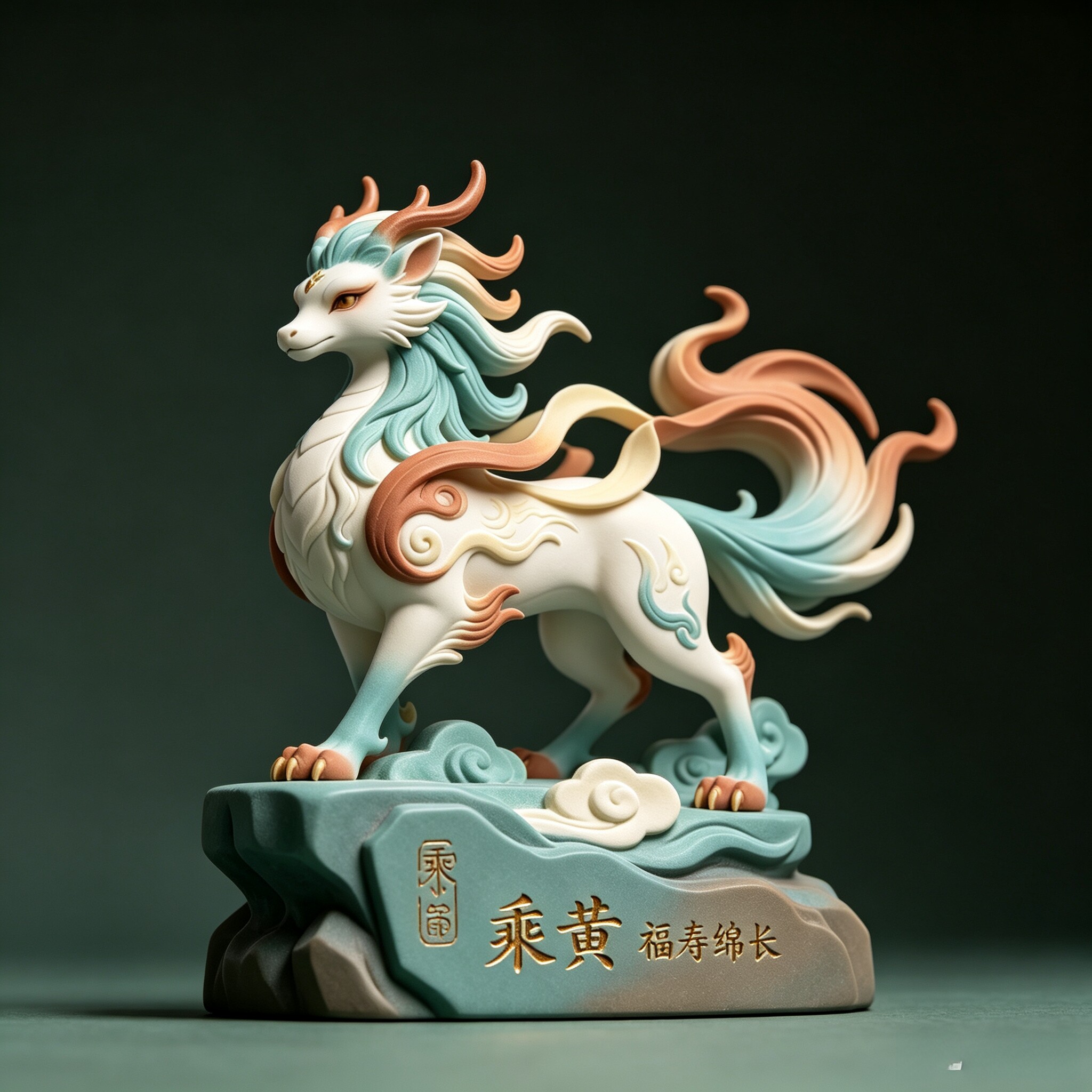 乘黄福寿吉祥手办 神话上古瑞兽 生日祝寿开业乔迁专属祈福礼物