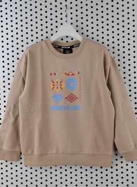 诺诗兰童装秋款男童特价1.9折套头无帽卫衣CO135105-11