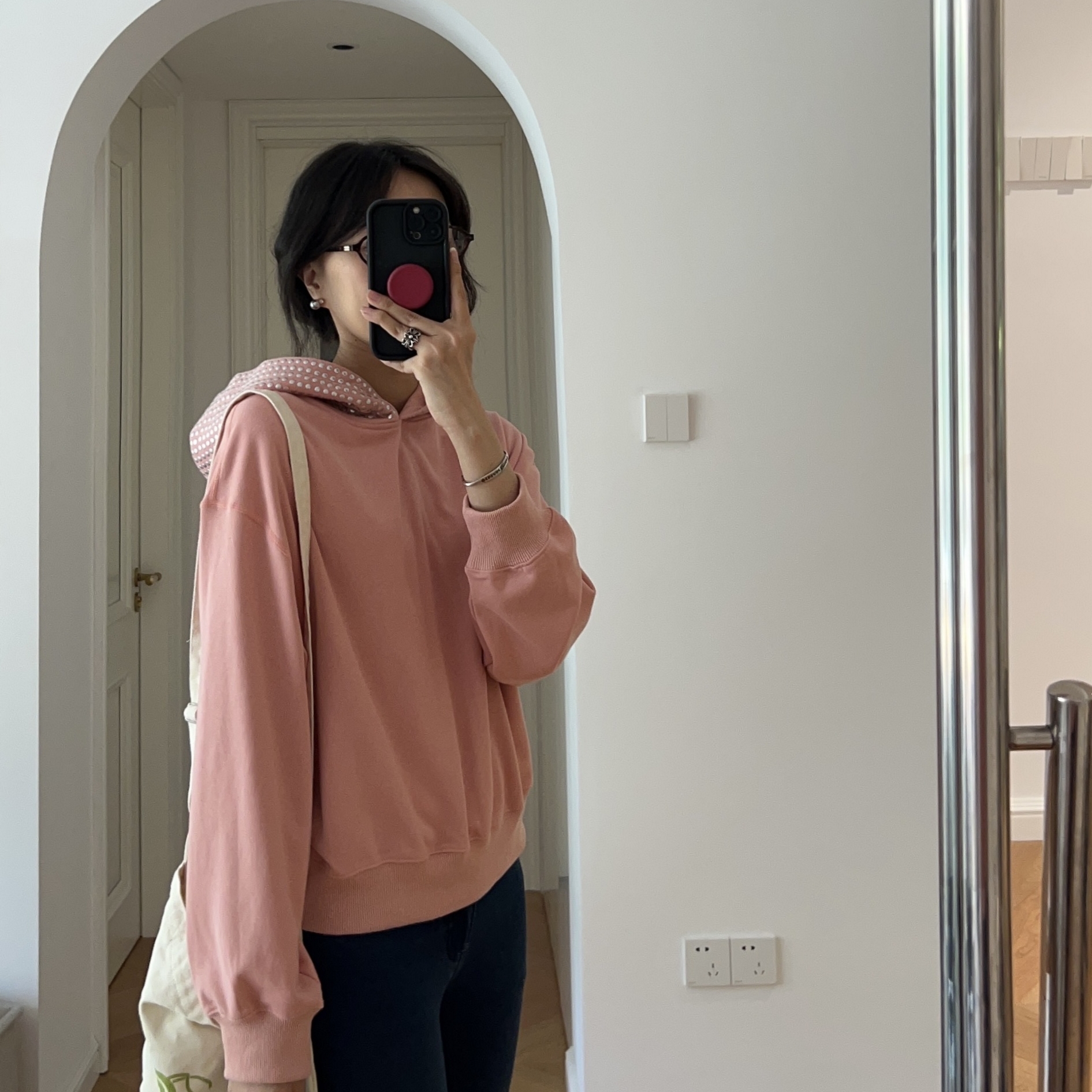 包邮 秋装新款 日系短款带帽卫衣帽衫