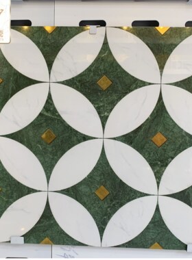 金慕仿石材镀金拼花砖