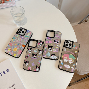 美乐蒂库洛米适用iphone15手机壳12苹果13 Pro max磁吸电话保护套14大耳狗玉桂狗16大孔magsafe双子星半人鱼1