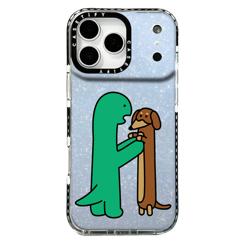 ins风日韩搞怪恐龙适用iphone14手机壳11苹果17 pro max电话保护套13软透明15pm咖啡16小狗12潮牌小绿龙丑萌