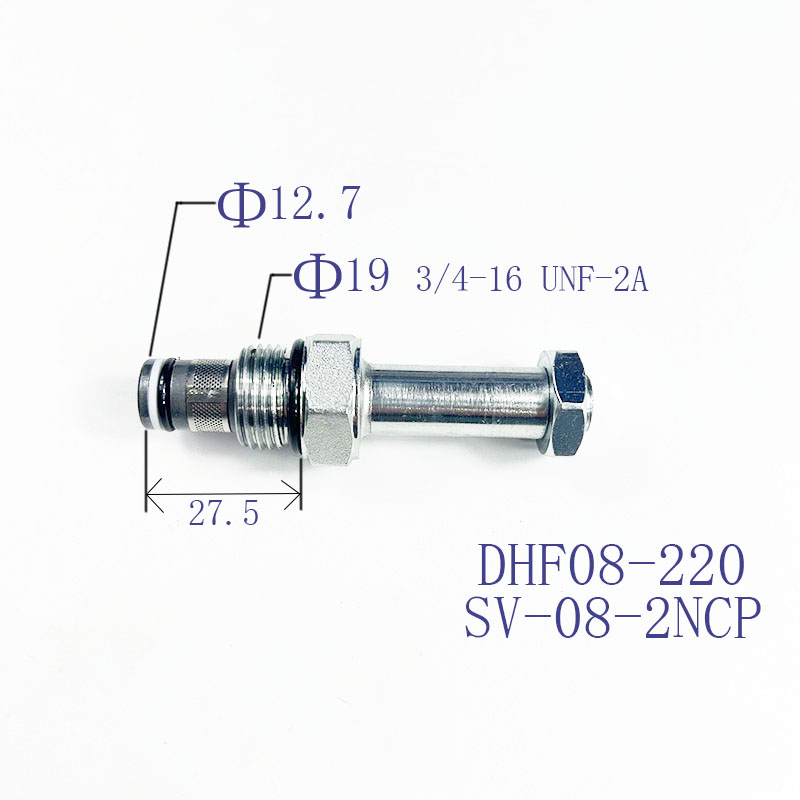 二位二通常闭螺纹插装DHF08-220/SV08-20/SV08-2NCP电磁液压阀 五金/工具 其他阀门 原图主图