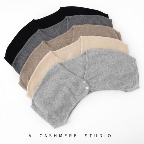 山羊绒护肩女护肩膀睡觉酸痛老年人男保暖肩周炎颈椎坎肩防寒神器