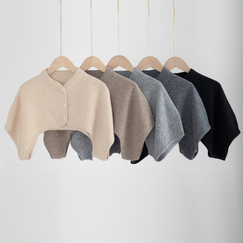 山羊绒护肩女针织保暖颈椎防寒男肩周炎中老年冬季护肩膀睡觉披肩