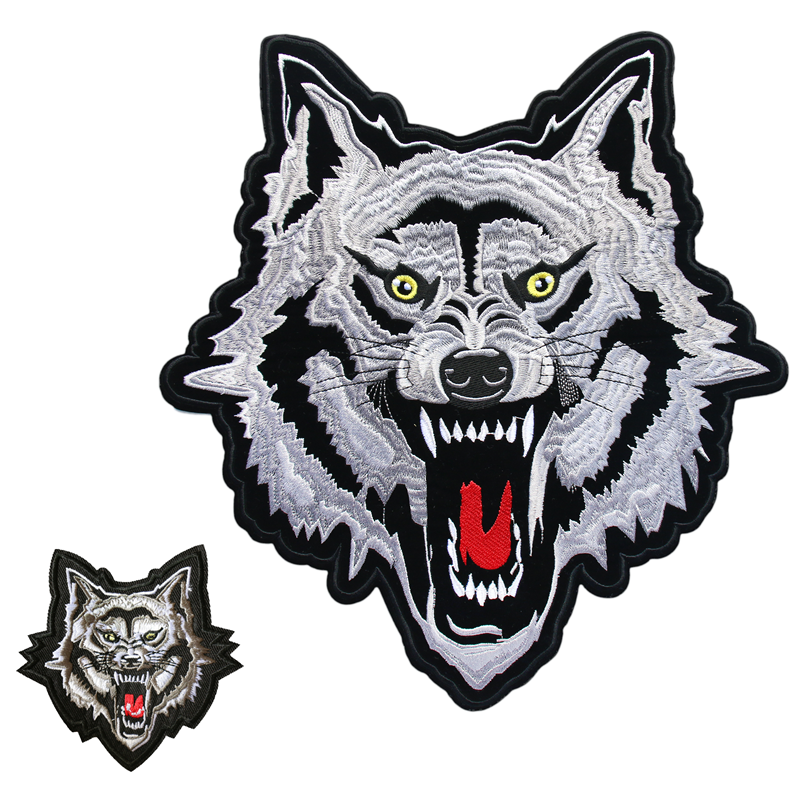 大号狼头外套包包diy有背布贴