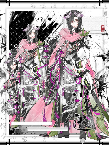 出oc人设盲盒男设【栀】牌古风现代风西幻风二次元漫画元素设子