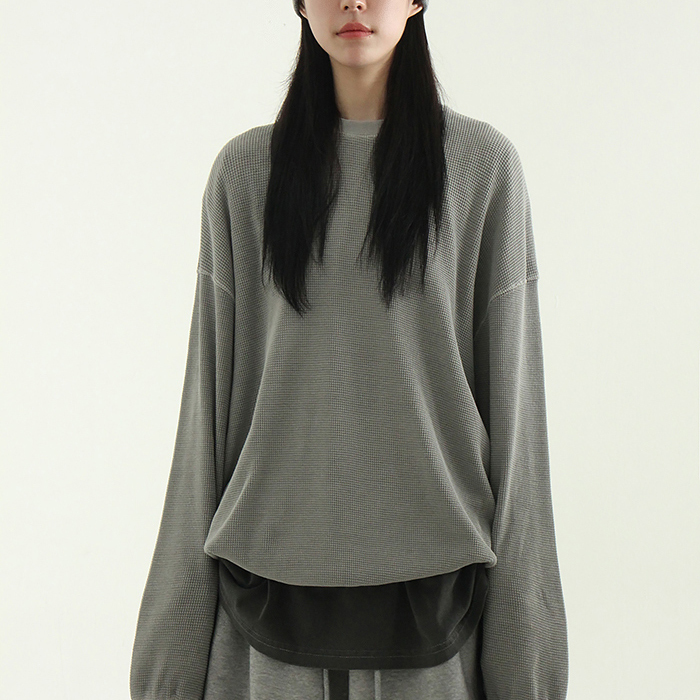 pigmented cotton waffle mtm (unisex)