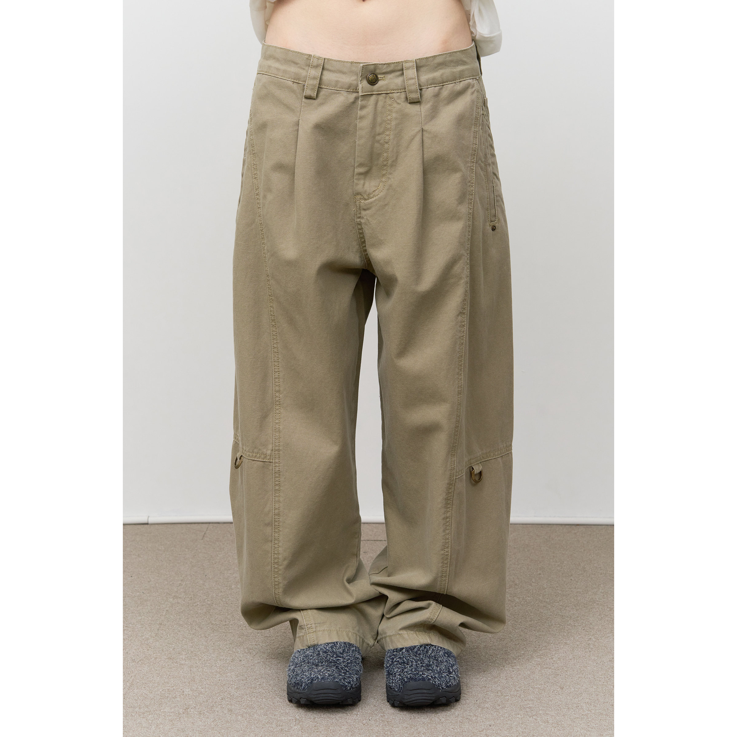 Cov Curved Washed Pants (2color)