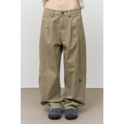 Cov Curved Washed Pants (2color)