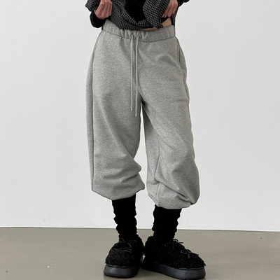 leg warmer cotton banding pants