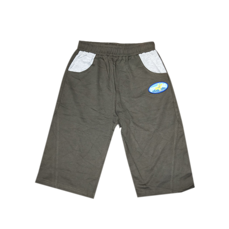 361儿童短裤夏季纯棉男童六分裤运动裤宽松灰色断码特惠5422309