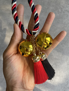 日本汽车改装JDM大铃铛后视镜挂件车内吊饰车载车内挂饰和风流苏