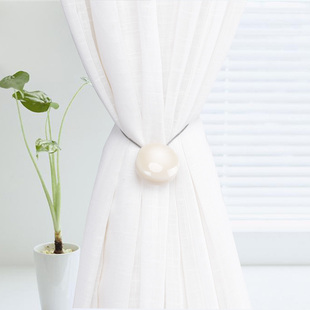 简约磁铁大号猫眼窗帘扣 磁性窗帘绑带 挂钩 免安装 窗帘挂钩包邮