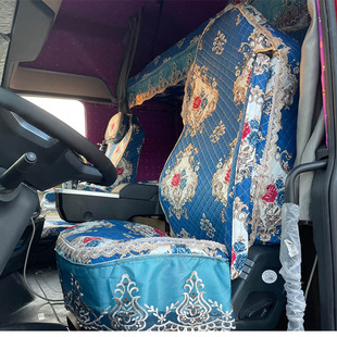 J7天V新悍威V2.0版 J6M 龙VH坐垫套 J6PJ6L 货车卧铺套适用解放JH6