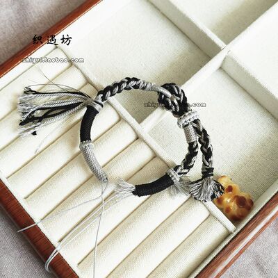 手作半成品编绳手绳蜜蜡小熊