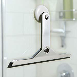 现货美国simplehuman不锈钢 淋浴房刷子玻璃清洁刷可折叠易收纳